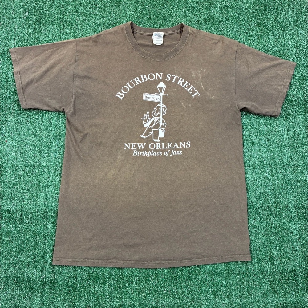 Y2K 2000's‎ Bourbon Street New Orleans Graphic T-shirt